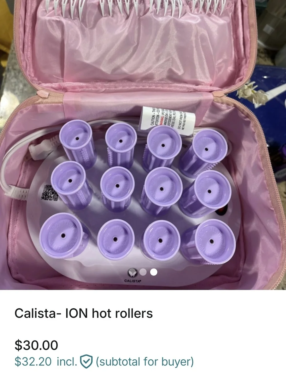 Ion Hot Rollers - Lavender Set